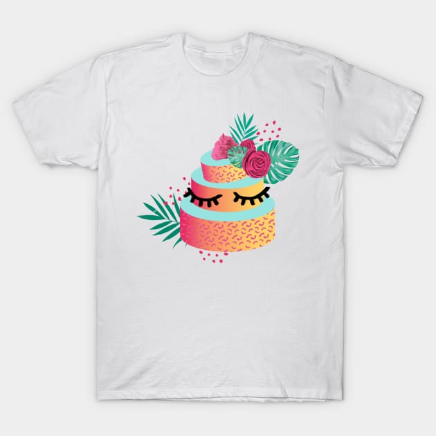 Kawaii sweet cake for kids T-Shirt by Khaletskaya 